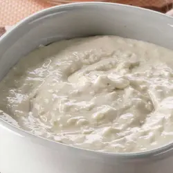 नीले पनीर सलाद "thermomix" साथ ड्रेसिंग