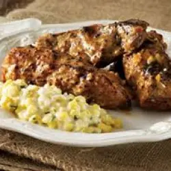 Hege top loin pork casserole mei creamed mais