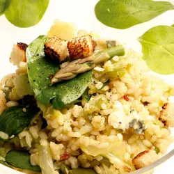 Warmer salat von wildreis "thermomix"