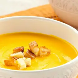 Cream of wortel en oranje "thermomix"