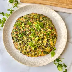 Omelet lettuce