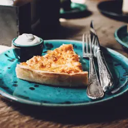 Cyw iâr quiche "thermomix"