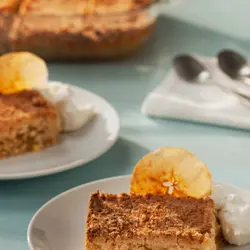 Coconut en apple crumble "thermomix"