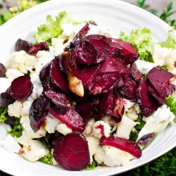 Blomkoal mei beetroot