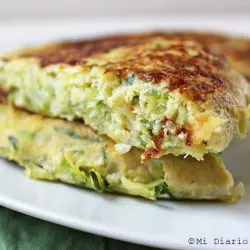 Zucchinis tortilla mei rys