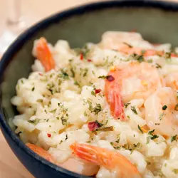Risotto shrimp