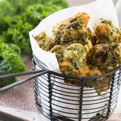 Kale beignets "thermomix"