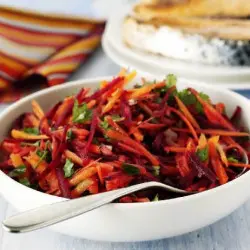 Komkommer mei yochert dressing en scallions kids