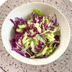 Purple koal lettuce
