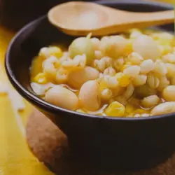 Wite beans with kids mote