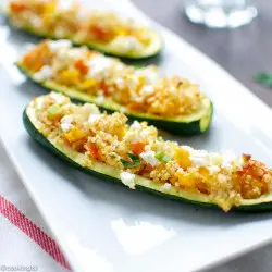 Quetscht kinder italiener quinoa gestopft
