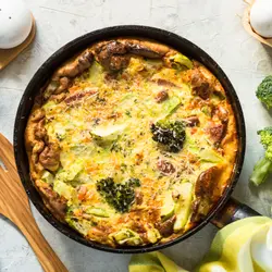 ब्रोकोली quiche