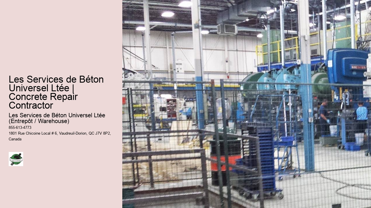 Les Services de Béton Universel Ltée | Concrete Repair Contractor