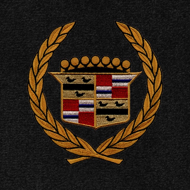 Cadillac Crest Applique - Gold