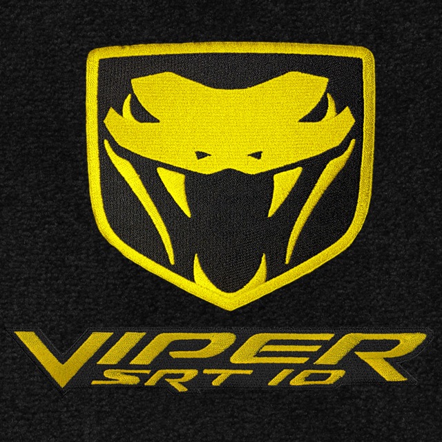 Viper Snake With SRT-10 Letters Applique