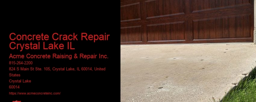 Concrete Crack Repair Crystal Lake IL