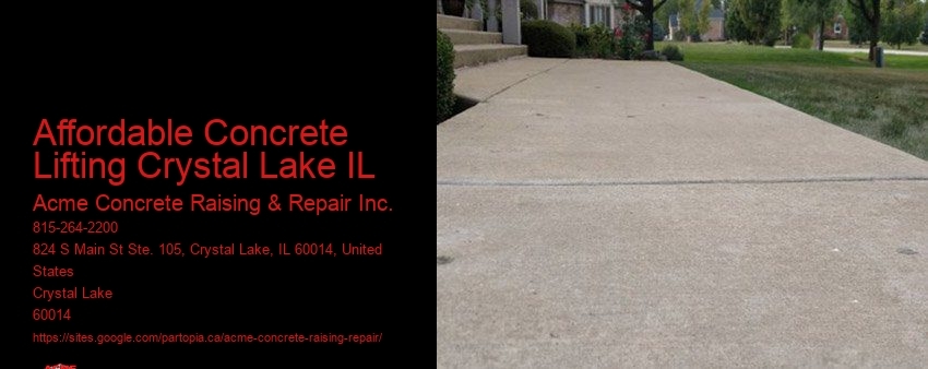 Affordable Concrete Lifting Crystal Lake IL