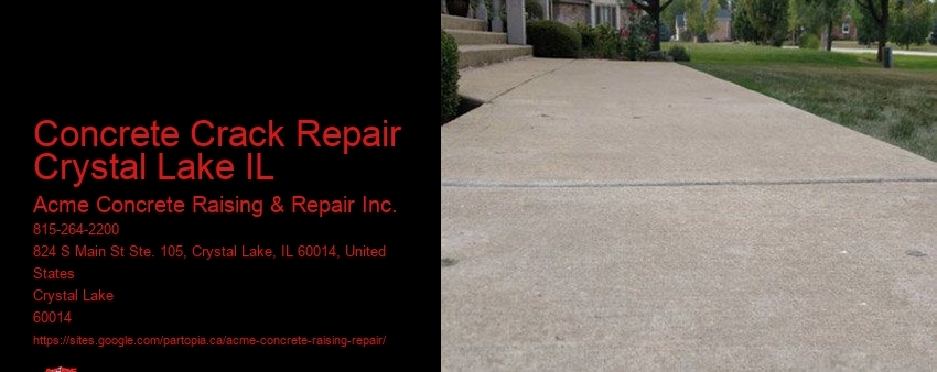 Concrete Crack Repair Crystal Lake IL