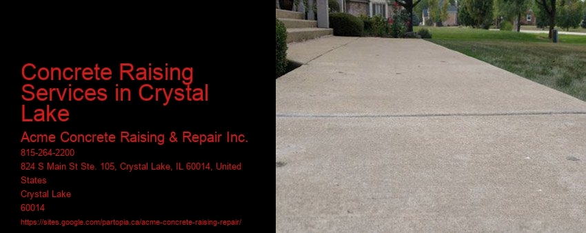 Concrete Raising Services in Crystal Lake
