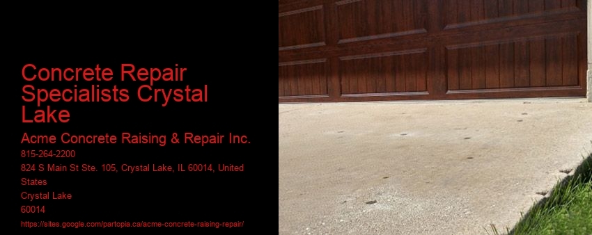 Concrete Repair Specialists Crystal Lake