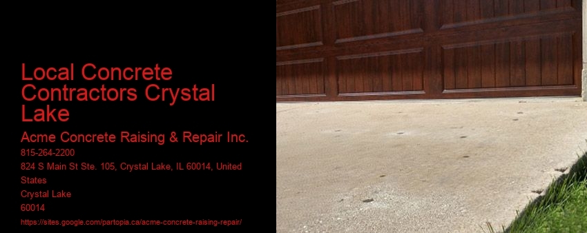Local Concrete Contractors Crystal Lake