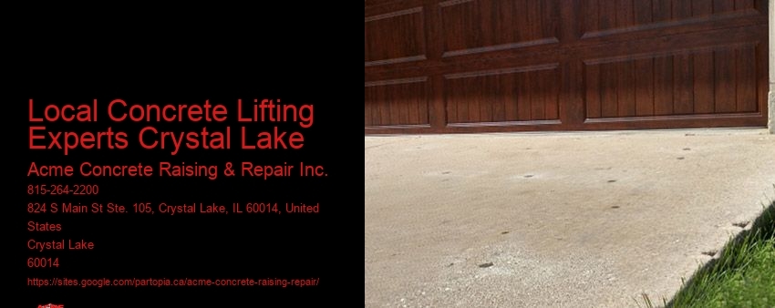 Local Concrete Lifting Experts Crystal Lake
