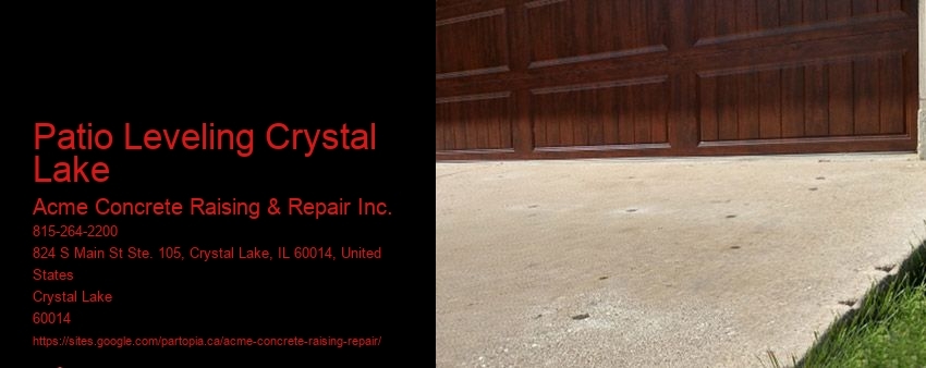 Patio Leveling Crystal Lake