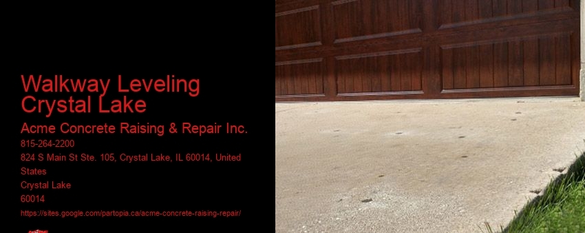 Walkway Leveling Crystal Lake