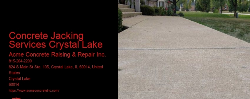 Concrete Jacking Services Crystal Lake Acme Concrete Raising & Repair Inc. Concrete Jacking Services Crystal Lake