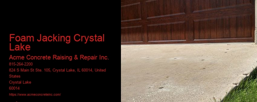 Foam Jacking Crystal Lake Acme Concrete Raising & Repair Inc. Foam Jacking Crystal Lake