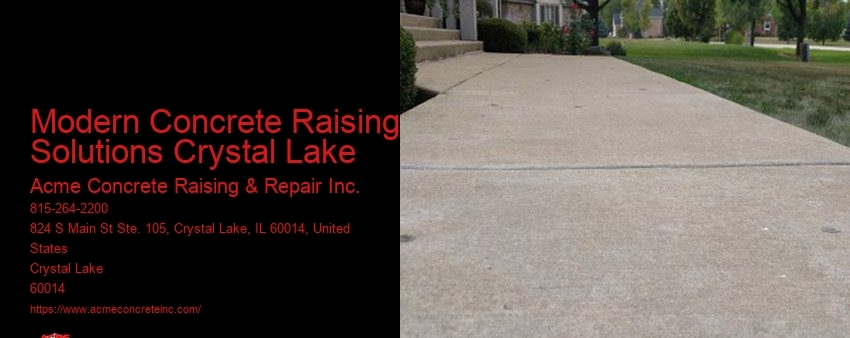 Modern Concrete Raising Solutions Crystal Lake Acme Concrete Raising & Repair Inc. Modern Concrete Raising Solutions Crystal Lake