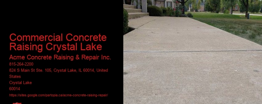 Commercial Concrete Raising Crystal Lake Acme Concrete Raising & Repair Inc. Commercial Concrete Raising Crystal Lake