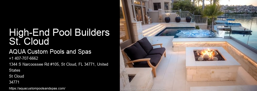 High-End Pool Builders St. Cloud