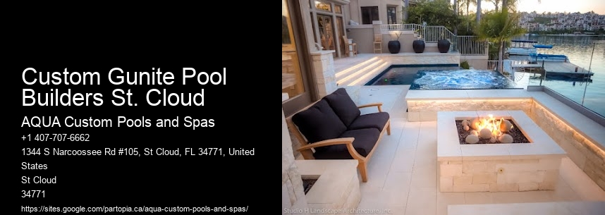 Custom Gunite Pool Builders St. Cloud