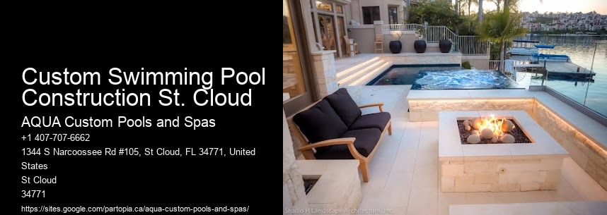 Custom Swimming Pool Construction St. Cloud