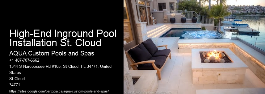 High-End Inground Pool Installation St. Cloud