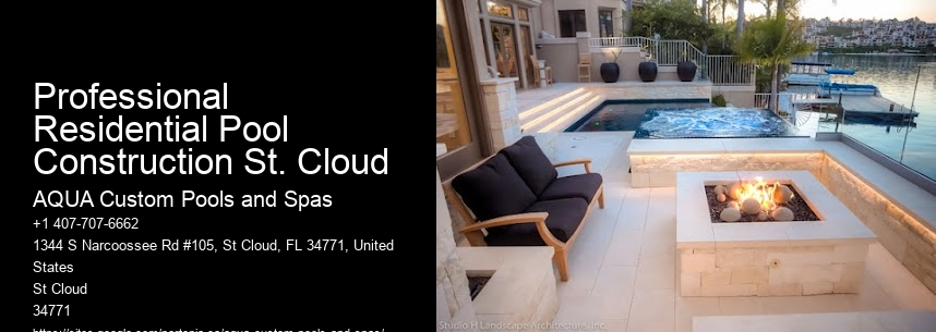 Professional Residential Pool Construction St. Cloud