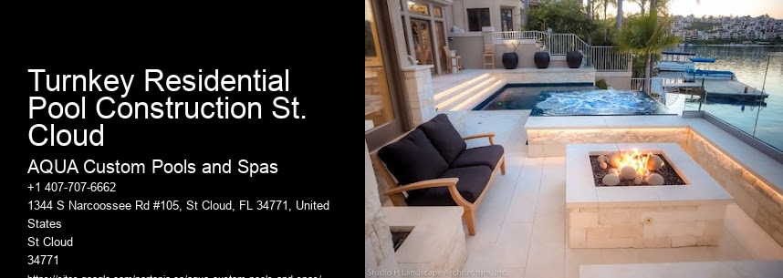 Turnkey Residential Pool Construction St. Cloud