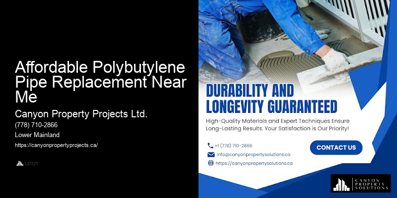 Affordable Polybutylene Pipe Replacement Near Me Residential Polybutylene Pipe Replacement