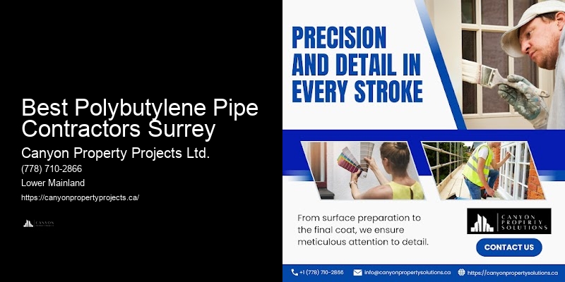 Best Polybutylene Pipe Contractors Surrey Polybutylene Plumbing Replacement
