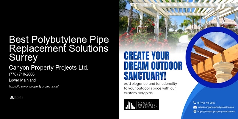 Certified Polybutylene Pipe Replacement Near Me