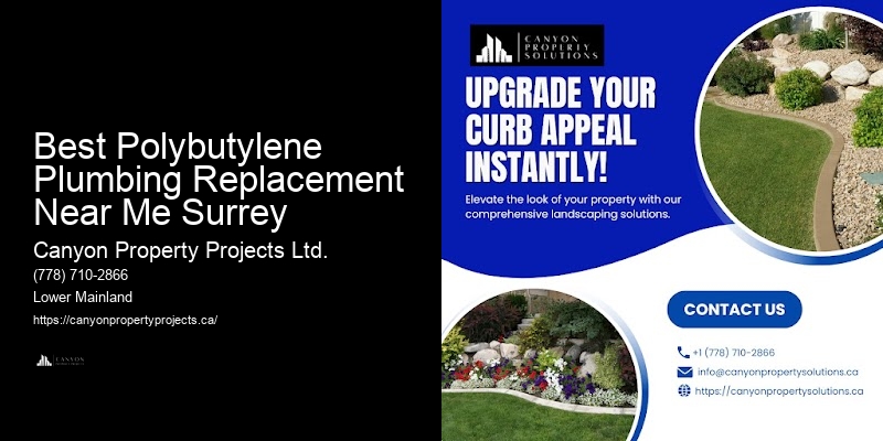 Polybutylene Pipe Replacement Solutions Best Polybutylene Plumbing Replacement Near Me Surrey