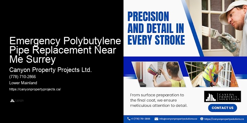 Local Polybutylene Pipe Contractors Emergency Polybutylene Pipe Replacement Near Me Surrey