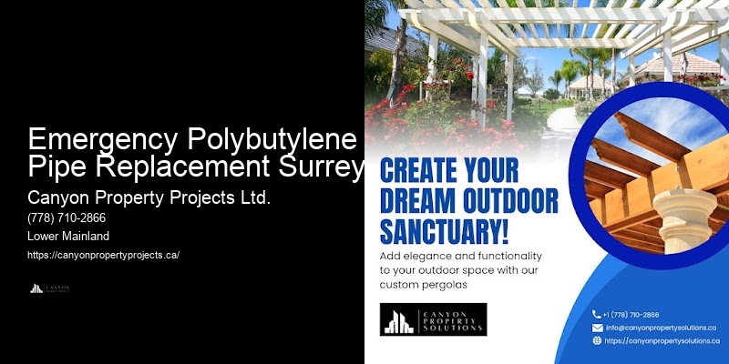 Emergency Polybutylene Pipe Replacement Surrey Polybutylene Pipe Experts