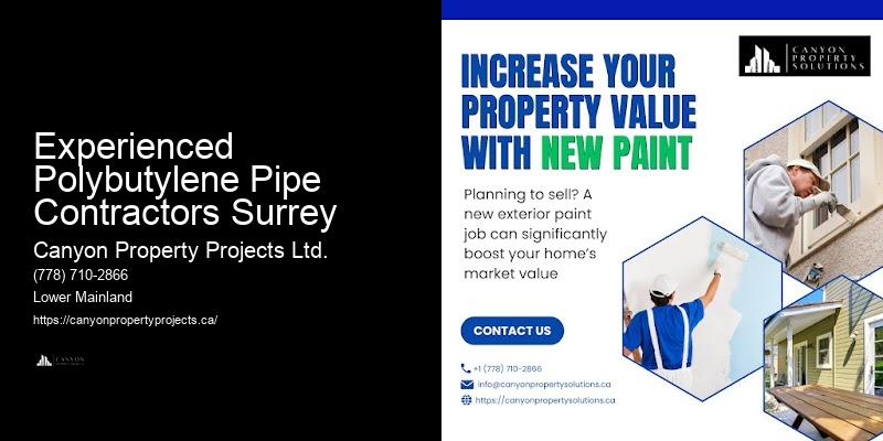 Experienced Polybutylene Pipe Contractors Surrey Polybutylene Pipe Upgrades for Peace of Mind