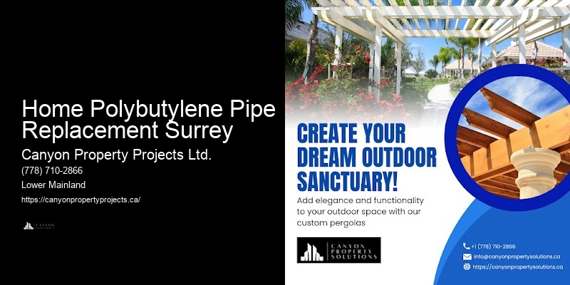 Polybutylene Pipe Upgrade Home Polybutylene Pipe Replacement Surrey