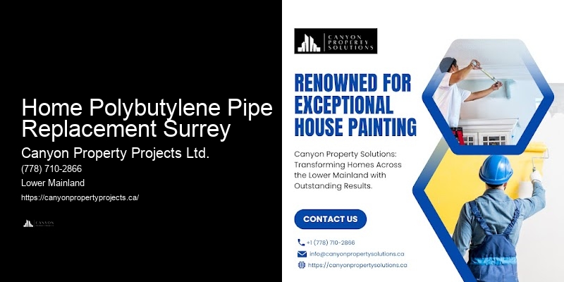Polybutylene Pipe Retrofitting Home Polybutylene Pipe Replacement Surrey