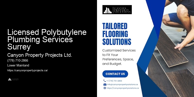 Polybutylene Pipe Installation Estimates Licensed Polybutylene Plumbing Services Surrey