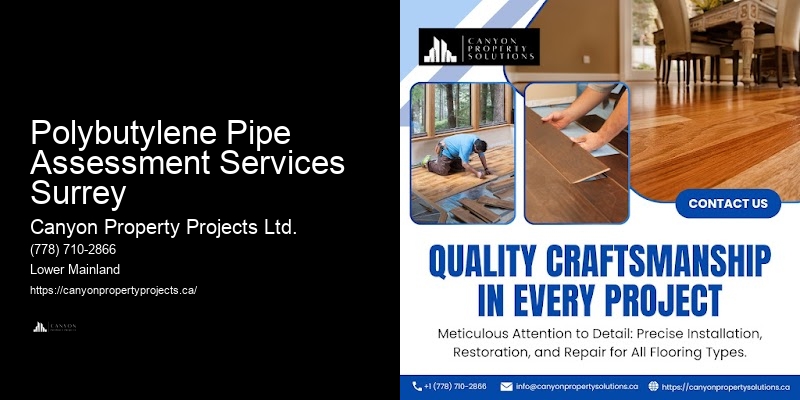 Polybutylene Pipe Assessment Services Surrey’s Leading Polybutylene Pipe Replacement
