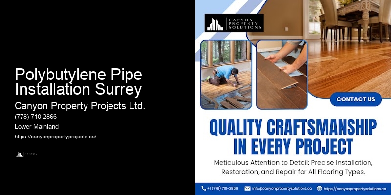 Advanced Polybutylene Replacement Technology Polybutylene Pipe Installation Surrey